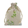 Cotton Cloth Packing Pouches Drawstring Bags HUDU-PW0001-133C-1