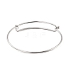 Non-Tarnish 304 Stainless Steel Expandable Bangle for Girl Women BJEW-C003-01P-2