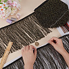 Polyester Tassel Lace Trim SRIB-WH0011-251B-01-3