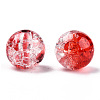 Transparent Crackle Acrylic Beads LS-CACR-N004-01F-3