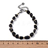 Synthetic Blue Goldstone Beaded Bracelets for Women G-P563-07P-13-5