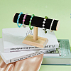 Velvet T-Bar Bracelet Display Stands  with Wooden Base BDIS-WH0010-03A-5