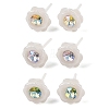 Hypoallergenic Bioceramics Zirconia Ceramic Stud Earrings EJEW-C111-10B-1