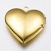 Brass Locket Pendants KK-N0116-009G-2