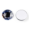 Glass Cabochons GGLA-T004-03-G-1