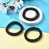 Faceted Opaque Glass Beads Stretch Bracelets BJEW-S144-002E-01-1