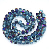 Electroplate Glass Beads Strands EGLA-S174-05F-2