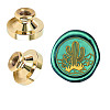 Wax Seal Brass Stamp Head AJEW-WH0209-419-1