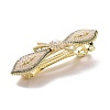 Alloy Crystal Rhinestone Hair Barrettes PHAR-D011-03LG-2