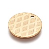 Ion Plating(IP) 304 Stainless Steel Pendants STAS-I098-02-G-1