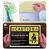 Waterproof PVC Warning Sign Stickers DIY-WH0237-022-4