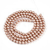 Baking Paint Pearlized Glass Pearl Bead Strands HY-N002-3mm-C02-3
