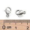 304 Stainless Steel Lobster Claw Clasps STAS-AB16-1-3