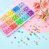 750Pcs 15 Colors Handmade Polymer Clay Beads CLAY-YW0001-73-6