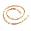 304 Stainless Steel Necklaces and Bracelets Jewelry Sets SJEW-E066-03G-2