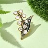 Rose Enamel Pins JEWB-P045-02C-G-1