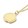 Brass Pendants Necklaces for Women LS-NJEW-B092-05G-4