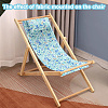 Beach Patio Canvas Cloth Chair Replacement Fabric AJEW-WH20004-31D-01-4