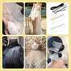 3 Bundles 3 Colors Polyester Fine Soft Horsehair Braid Boning DIY-FG0005-24-6