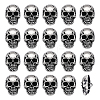 20Pcs Alloy Buttons BUTT-AR0001-39B-1