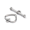 Non-Tarnish 304 Stainless Steel Toggle Clasps X-STAS-A092-08B-P-2