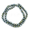 Electroplated Synthetic Non-magnetic Hematite Beads Strands G-H072-B01-01D-2