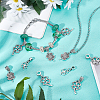 48Pcs 3 Styles Tibetan Style Alloy European Dangle Charms FIND-CA0005-55-4