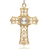 Alloy Medieval Cross Pendants ALRI-J028-01G-1