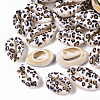 Printed Natural Cowrie Shell Beads SSHEL-R047-01-B02-1