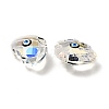 Transparent Glass Pendants GLAA-F121-06B-2