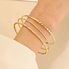 3Pcs Alloy Bangle Set for Women WG160B4-12-1
