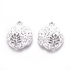 Tibetan Style Alloy Pendants TIBEP-A14120-AS-FF-1