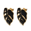 Brass Stud Earrings for Women KK-CBA9D38-05G-03-4