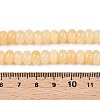 Natural Yellow Jade Beads Strands G-T138-74B-5