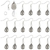 DIY Teardrop Dangle Earring Making Kits DIY-FS0009-19-1