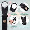8Pcs 4 Colors Nylon & Plastic Hanging Bottle Buckle Clip Carabiner AJEW-FG0004-89-5