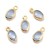Eco-Friendly Brass with Glass Pendants KK-K268-01J-1