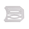 Sticky Note Frame Carbon Steel Cutting Dies Stencils DIY-F032-07-6