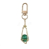 Brass Pouch Empty Stone Holder for Keychain KEYC-TA00025-01-3