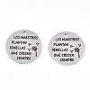 Non-Tarnish 201 Stainless Steel Pendants LS-STAS-T064-38P-31-2