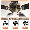 10Pcs Alloy Ceiling Fan Arm Replacement Support Rods FIND-DL0001-10-4