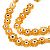 Handmade Evil Eye Lampwork Beads Strands LAMP-N029-018-06-3