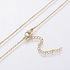 304 Stainless Steel Chain Necklaces NJEW-O108-35G-4