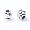 Tibetan Style Alloy Spacer Beads TIBE-Q063-28AS-NR-1
