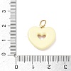 Valentine's Day 304 Stainless Steel Enamel Pendants SA-CBA08A6-07B-G-3
