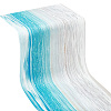 2Pcs 2 Style Gradient Summer Ocean Beach Burlap Table Runner AJEW-DR0001-17-1