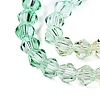Gradient Color Baking Paint Glass Bead Strands DGLA-A039-T2mm-A013-3