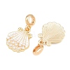 Alloy Enamel European Dangle Charms AL-CBAC2D3-03G-01-2