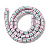 Polymer Clay Beads Strands CLAY-H006-01D-2