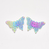 Ion Plating(IP) 201 Stainless Steel Filigree Pendants STAS-S108-49-2